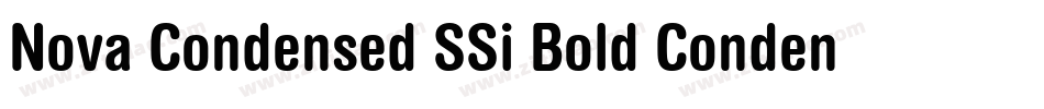 Nova Condensed SSi Bold Condensed字体转换